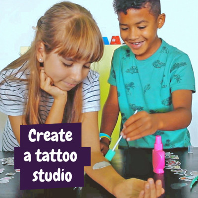 Tattoo Factory Kit I. Jogo didático para crianças